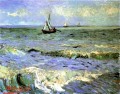 Paisaje marino en Saintes Maries Vincent van Gogh